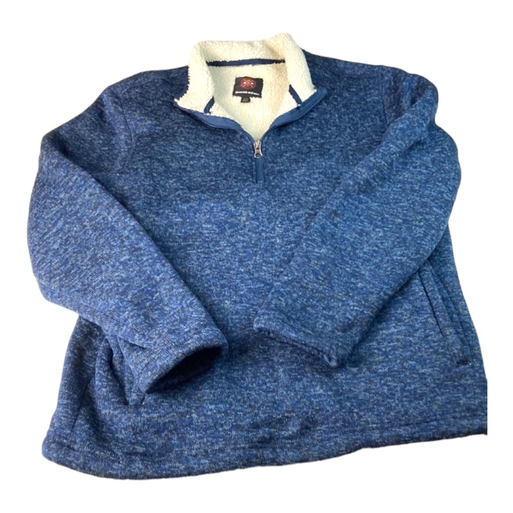 Mountain and Isles jacket Sherpa Lined Blue Size M